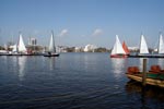 Segelschiffe auf der Binnenalster, Hamburg